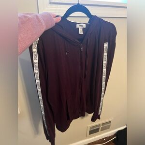 VS pink sweater zip up hoodie